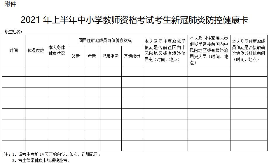 湖南省2021年上半年中小學(xué)教師資格考試報(bào)名、考試安排(圖2)